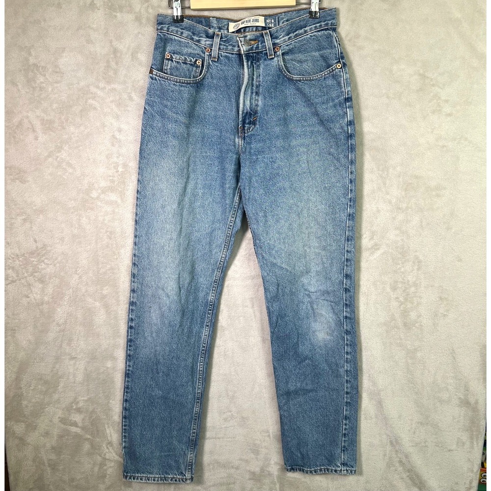 Vintage Gap Blue Jeans No. 6 LSE Loose Fit 31x34 Made In‎ USA Denim Cotton